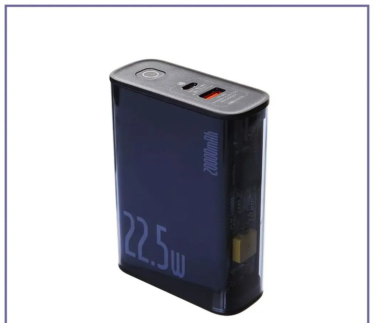 پاوربانک شفاف 22.5 وات 10000 بیسوس Baseus Explorer Series Power Bank P10019700302-00 (E)