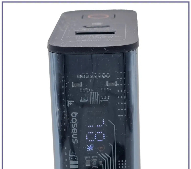 پاوربانک شفاف 22.5 وات 10000 بیسوس Baseus Explorer Series Power Bank P10019700302-00 (E)
