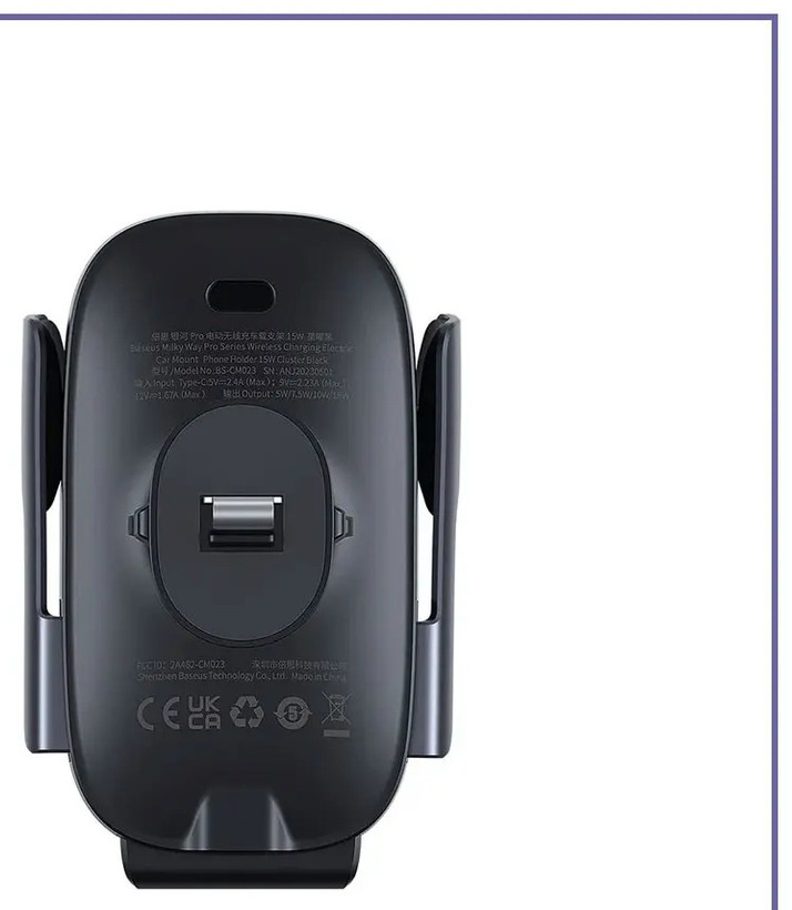 پایه نگهدارنده و شارژر بی سیم بیسوس Baseus Wireless Charging Car Holder C40357000111 (E)