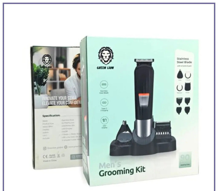 ست 5 کاره اصلاح گرین لاین Green Lion 5in1 Grooming KIT GNMENGMGKTBK (E)