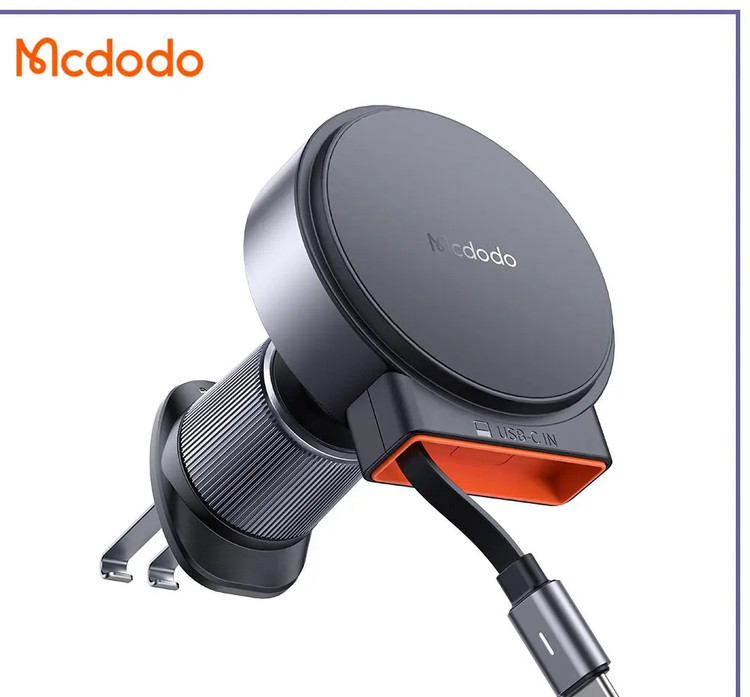 هولدر و شارژر وایرلس دریچه کولری مگنتی مک دودو Mcdodo Magnetic Wireless Car Charger CH-3000 (E)