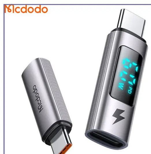 تبدیل لایتنینگ به تایپ سی با نمایشگر دیجیتال مک دودو Mcdodo Lightning To Type-C Adapter OT-5990 (E)