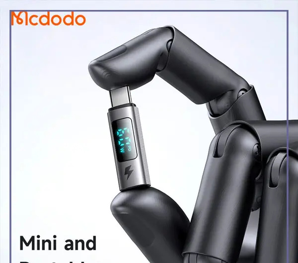 تبدیل لایتنینگ به تایپ سی با نمایشگر دیجیتال مک دودو Mcdodo Lightning To Type-C Adapter OT-5990 (E)