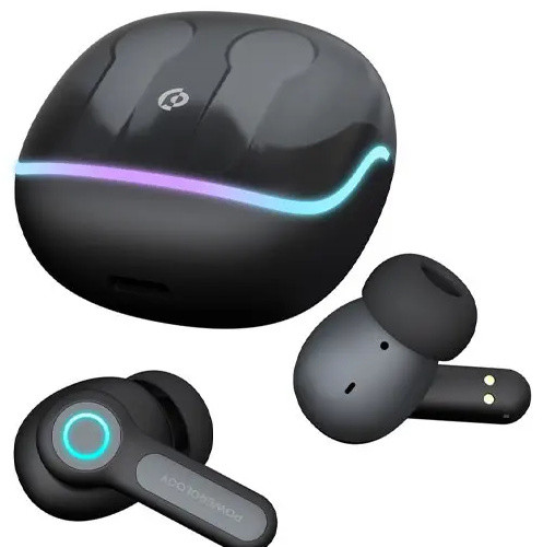 هندزفری بلوتوث پاورولوژی Powerology Quad Mic ENC TWS Earphone PWLAU005 (E)