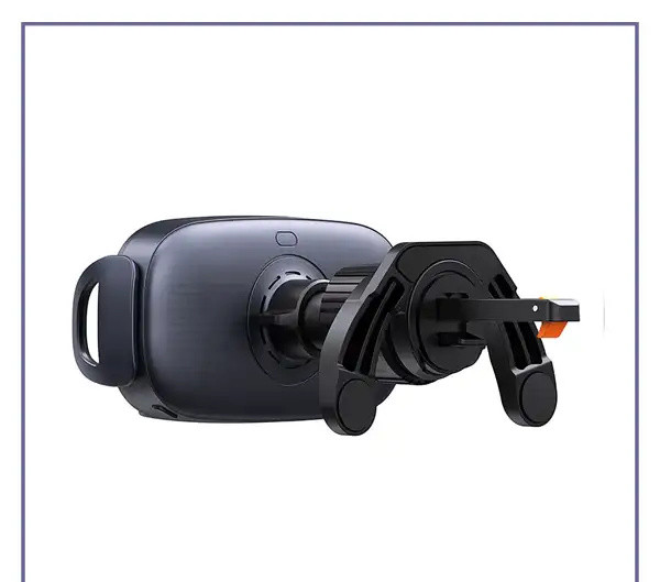 هولدر دریچه کولر و شارژر وایرلس 15 وات بیسوس Baseus LightChaser Electric Car Mount BS-CM029 (E)