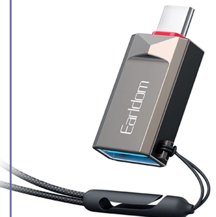 مبدل تبدیل OTG تایپ سی الردام Earldom usb to type-c OT88c (E)
