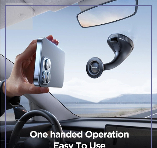 هولدر مگنتی جوریوم JOYROOM Magsafe Magnetic Car Phone Mount Windshield JR-ZS406 (E)