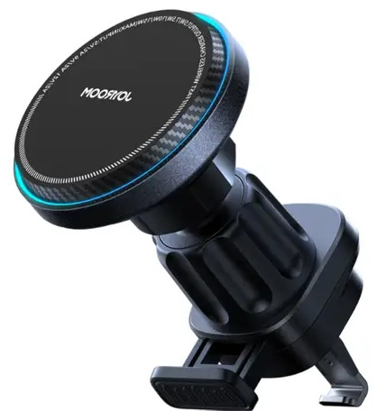 هولدرو شارژر وایرلس مگنتی دریچه کولری جویروم JOYROOMMagnetic Car Wireless Charger Holder JRZS387 (E)