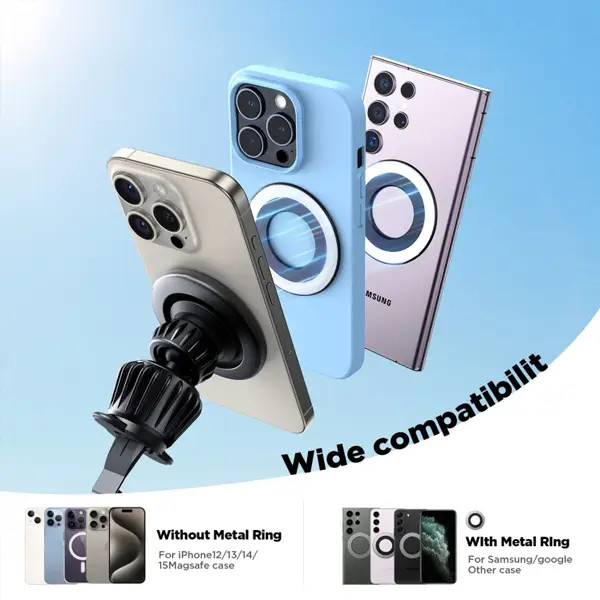 هولدر مگنتی دریچه کولری جویروم Joyroom Magnetic Car Phone Mount JR-ZS406 (E)