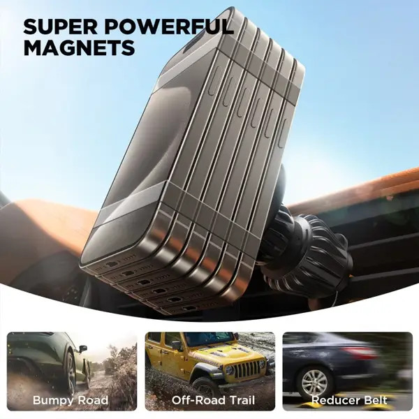 هولدر مگنتی دریچه کولری جویروم Joyroom Magnetic Car Phone Mount JR-ZS406 (E)