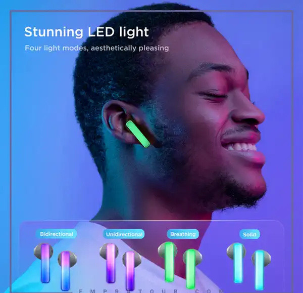 هندزفری بلوتوث جویورم Joyroom True Wireless Earbuds With LED Light Icelens TC1 (E)