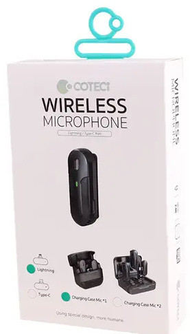 میکروفون یقه ای با رابط آیفونی کوتسی Coteci 74010 Wireless Microphone (E)