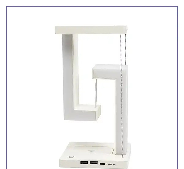 لامپ رو میزی معلق و شارژ وایرلس TENSEGRITY SMART LED DESK LAMP WITH WIRELESS CHARGE (E)