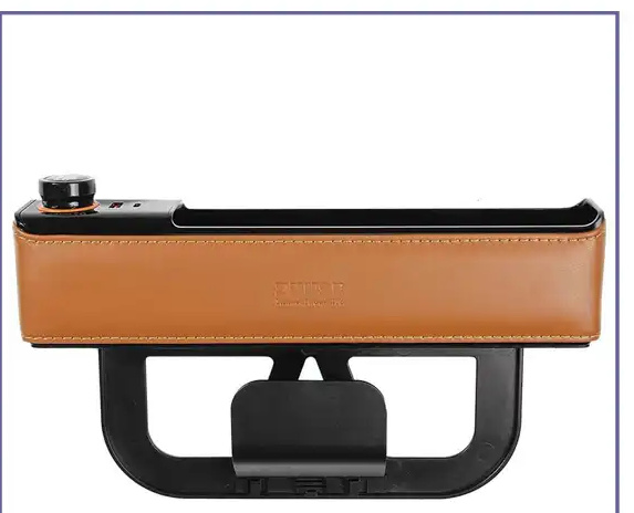 جعبه نظم دهنده خودرو به همراه شارژر فندکی ژوس Zhuse Car Seat Console Organizer Storage Box ZS-CA-003C (E)