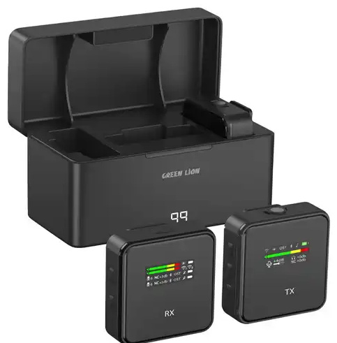 میکروفون یقه ای حرفه ای گرین لاین Green Lion GLM-Professional Wireless Mic GNPGLMMICBK (E)
