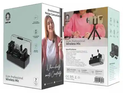 میکروفون یقه ای حرفه ای گرین لاین Green Lion GLM-Professional Wireless Mic GNPGLMMICBK (E)