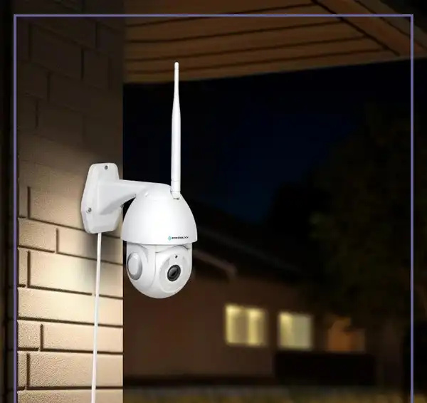 دوربین نظارتی هوشمند 360 درجه پاورولوژی Powerology WiFi Smart Outdoor Camera 360 PSOWC360WH (E)
