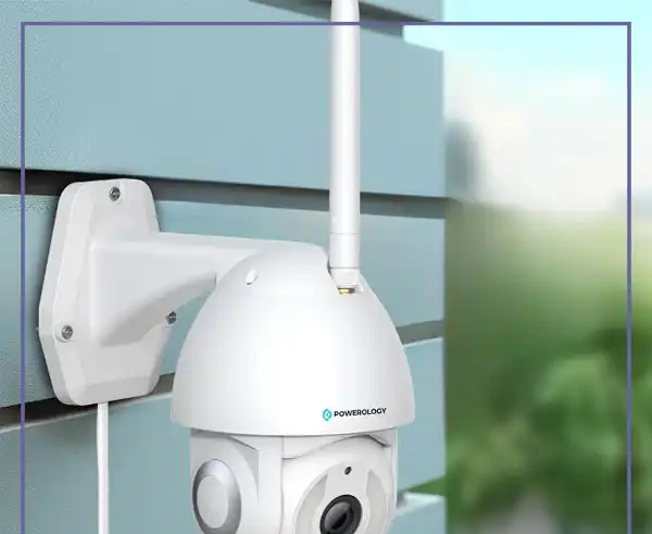 دوربین نظارتی هوشمند 360 درجه پاورولوژی Powerology WiFi Smart Outdoor Camera 360 PSOWC360WH (E)