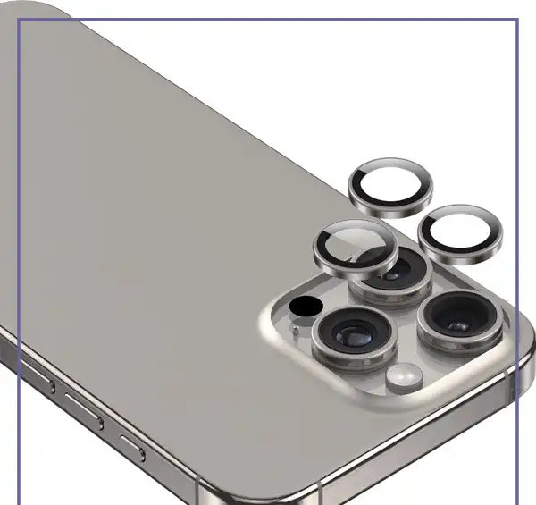 محافظ لنز فلزی دوربین گرین لاین Apple iPhone 16 Pro / 16 Pro Max Green Lion HD Plus Camera Lens (E)