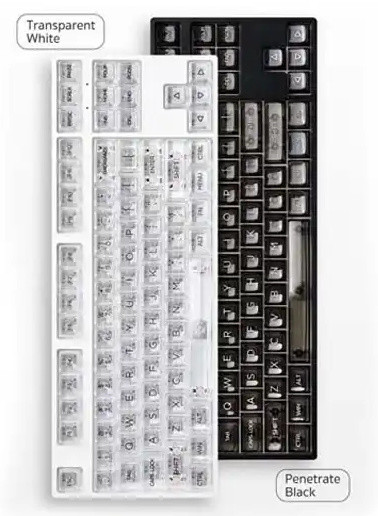 کیبورد مکانیکی شفاف کوتسی Coteci mechanical Keyboard 84022 (E)