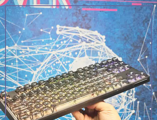 کیبورد مکانیکی شفاف کوتسی Coteci mechanical Keyboard 84022 (E)