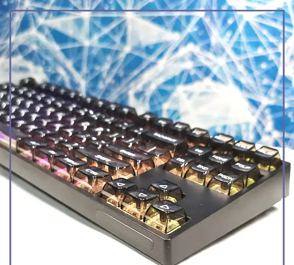 کیبورد مکانیکی شفاف کوتسی Coteci mechanical Keyboard 84022 (E)