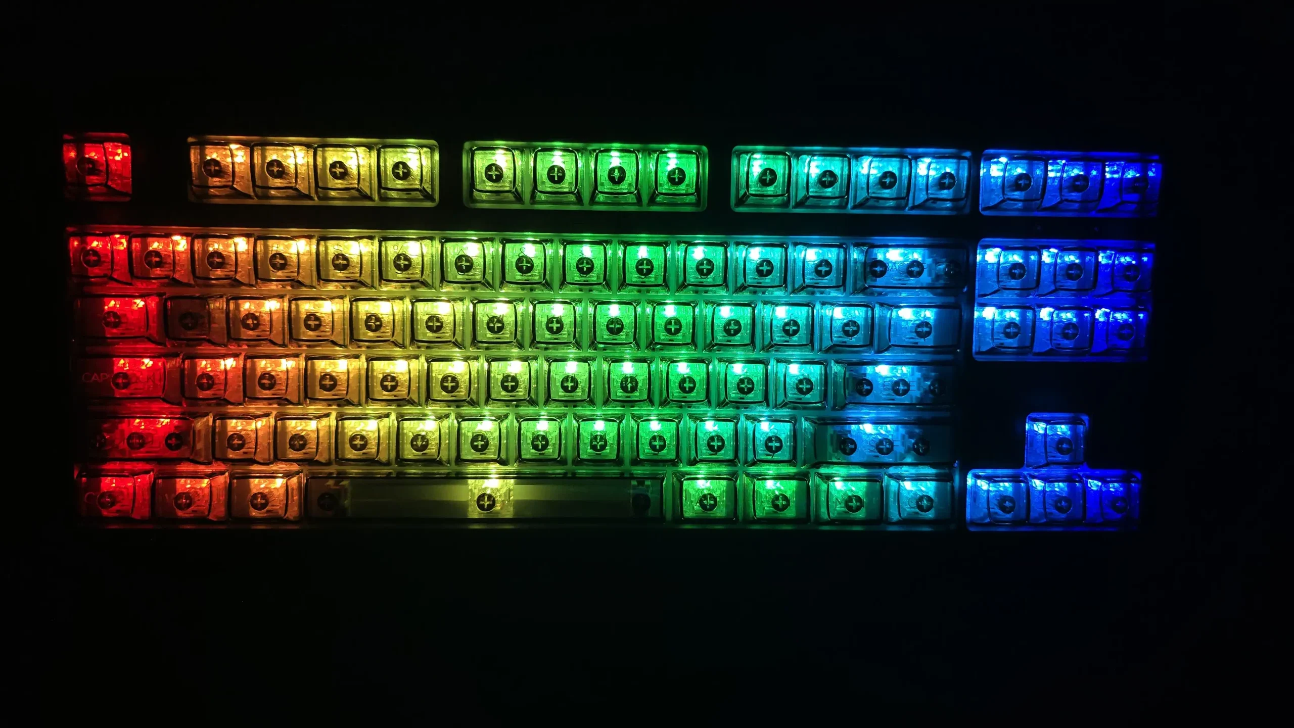 کیبورد مکانیکی شفاف کوتسی Coteci mechanical Keyboard 84022 (E)