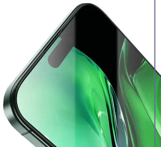 گلس دور سلیکیونی گرین لاین آیفون Green Lion 3D Silicone Plus High Definition For Iphone 16 PRO (E)