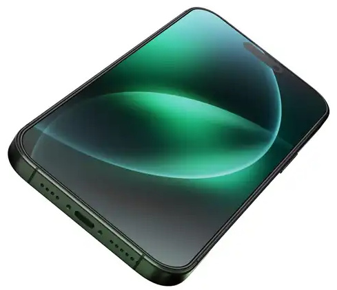 گلس دور سلیکیونی گرین لاین آیفون Green Lion 3D Silicone Plus High Definition For Iphone 16 PRO (E)