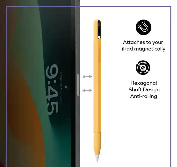قلم هوشمند مخصوص آیپد مومکس Momax Pen Mag.Link Pop Magnetic Active Stylus (E)