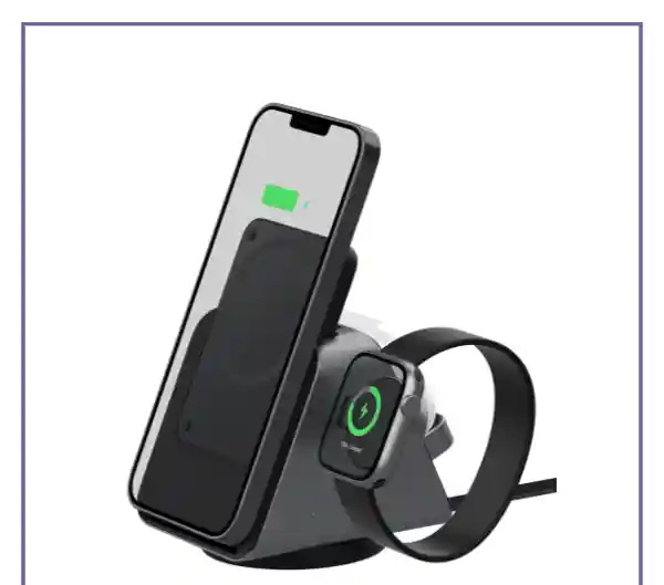 شارژر وایرلس و پاور بانک 5000 سه کاره لولو Levelo TERRA Wireless Charging with Portable Power Bank (E)
