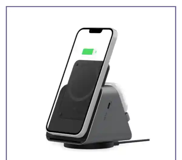 شارژر وایرلس و پاور بانک 5000 سه کاره لولو Levelo TERRA Wireless Charging with Portable Power Bank (E)