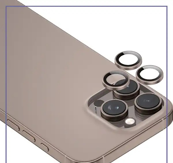 محافظ لنز فلزی دوربین گرین لاین Apple iPhone 16 Pro / 16 Pro Max Green Lion GNULLNSS16PM (E)