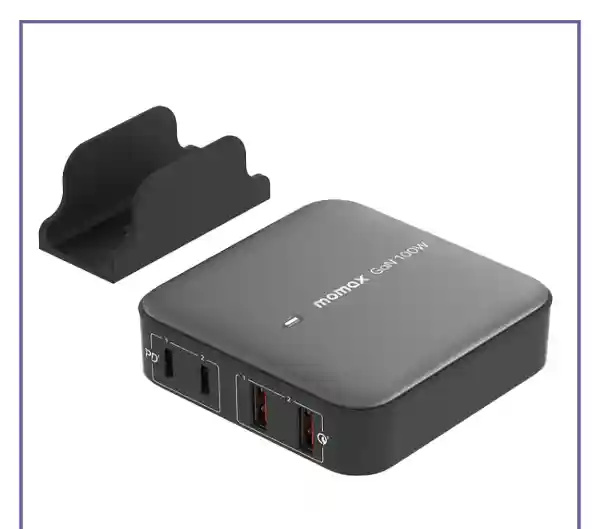 شارژر رو میزی 4 پورت مومکس OnePlug 4-Ports Desktop GaN Charger 100W (E)