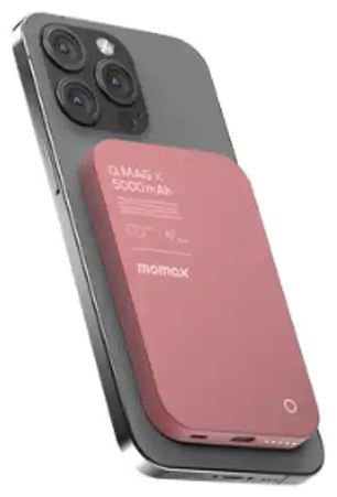 پاوربانک مگنتی 5000 مومکس Momax Q.Mag X Magnetic Wireless Power Bank IP116A (E)