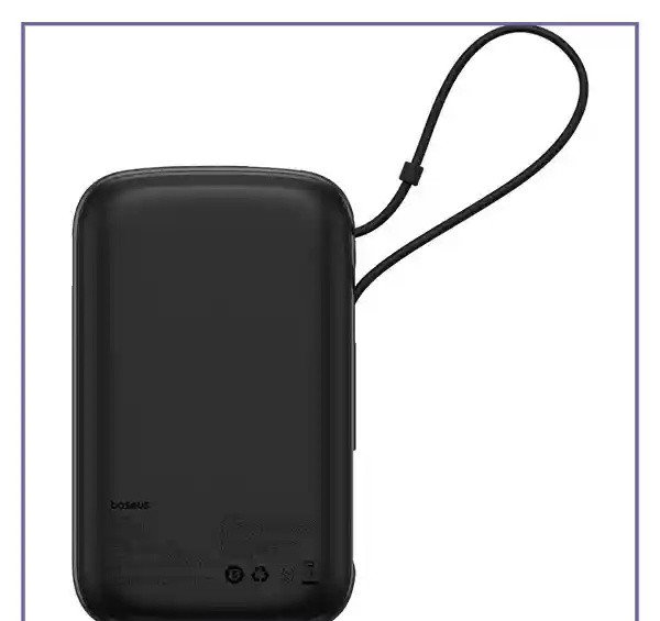 پاوربانک 22.5 وات 10000 با کابل تایپ سی بیسوس Baseus QPOW Pro Plus Power Bank P10067100112 (E)