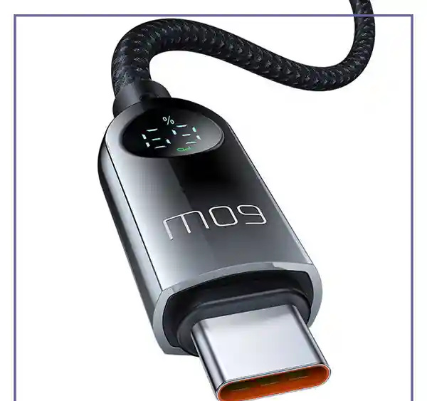 کابل دو سر تایپ سی با نمایشگر شارژ Mcdodo CA-4780 USB-C to USB-C 60W data cable (E)
