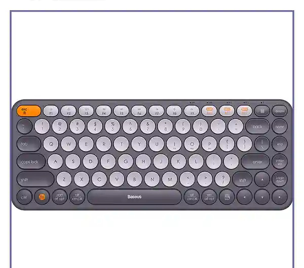 کیبورد بیسیم سهحالته بیسوس baseus K01A Wirelrss keyboard B00955503833 (E)