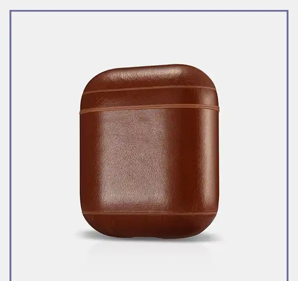 کاور ایرپاد 1/2 چرم ایکارر ICARER Air Pods Protective Leather Case IAP018 (E)