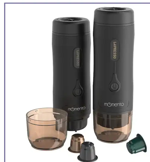 اسپرسوساز قابل حمل لپرسو LePresso Momento 2.0 Espresso Maker LPPESSMBK (E)