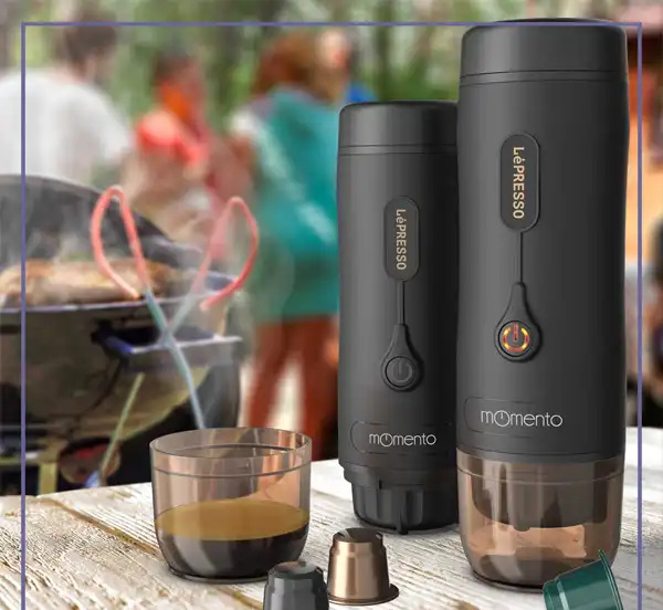 اسپرسوساز قابل حمل لپرسو LePresso Momento 2.0 Espresso Maker LPPESSMBK (E)