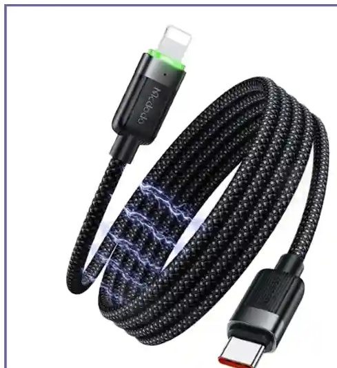 کابل تایپ سی به لایتننیگ با بدنه مگنتی مک دودو Mcdodo Magnetic Self – Winding ca-2010 (E)