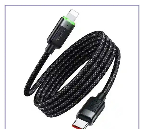 کابل تایپ سی به لایتننیگ با بدنه مگنتی مک دودو Mcdodo Magnetic Self – Winding ca-2010 (E)