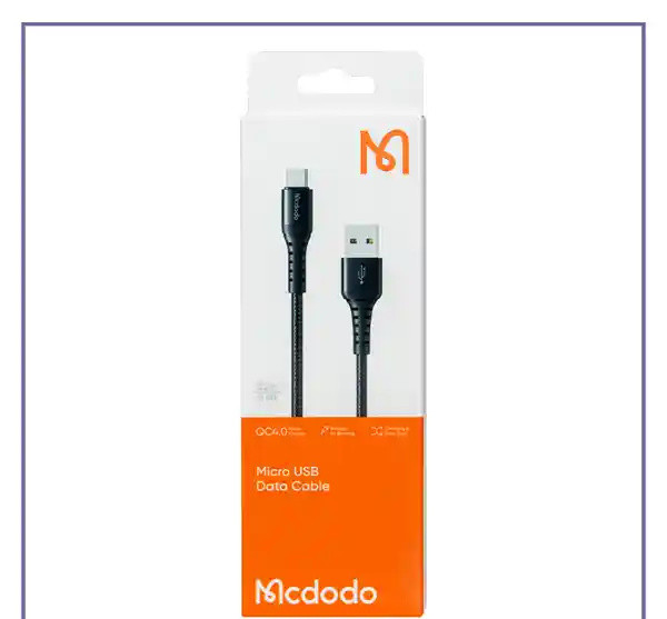 کابل شارژ فست شارژ میکرو ۲۰ سانتی مک دودو Mcdodo Micro USB Data Cable CA-2280 (E)