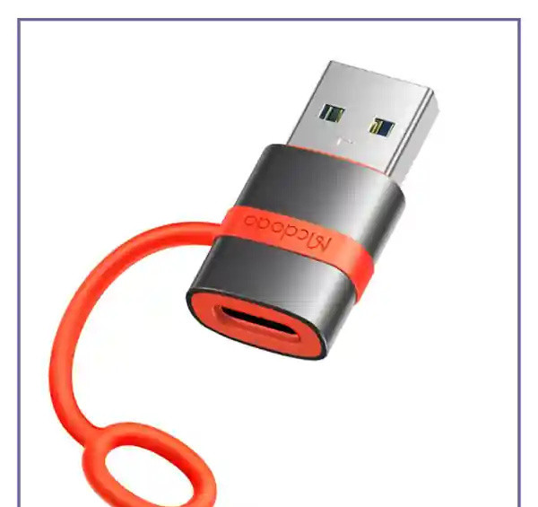 تبدیل OTG یو اس بی به تایپ سی مک دودو Mcdodo OT-3800 Silicone Hook (E)