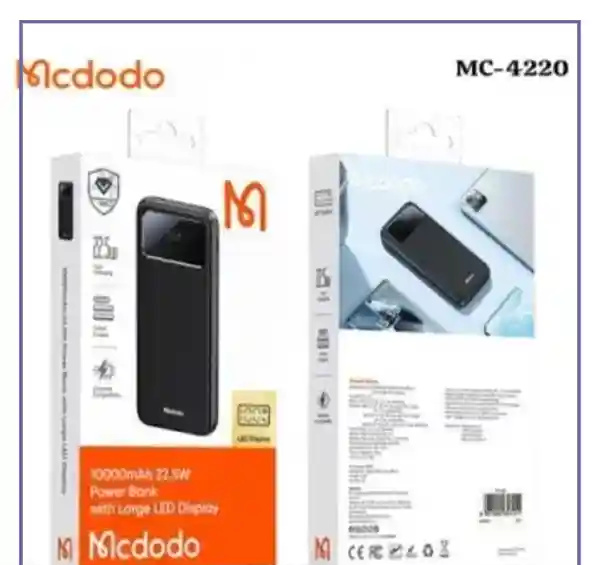 پاور بانک 10000 با توان 22.5 وات مکدودو Mcdodo MC-4220 (E)