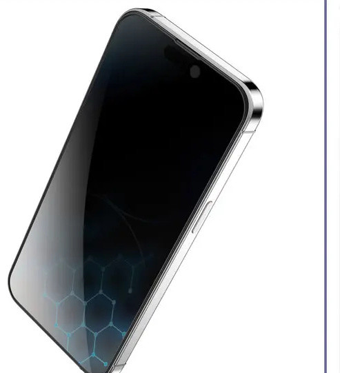 گلس حریم شخصی گرین لاین آیفون Green Lion Silicone Plus 3D Privacy Iphone 16/15 (E)