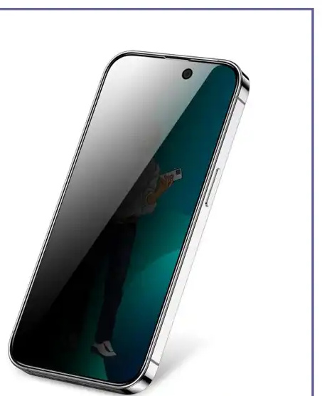 گلس حریم شخصی آیفون گرین لاین Green Lion 9H Steve Privacy iPhone 15 Pro (E)