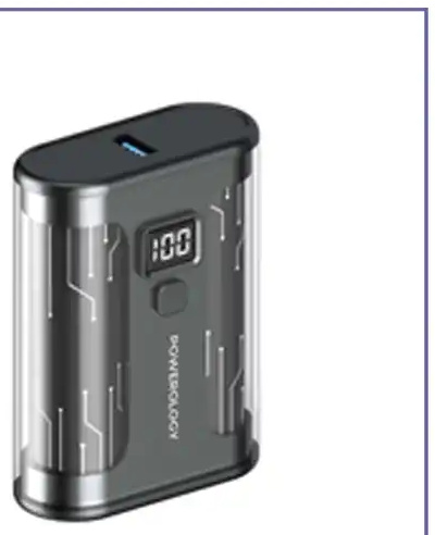 پاوربانک 20 وات 10000 میلی آمپر پاورولوژی Powerology Crystalline Series Power Bank PPBCHA24 (E)