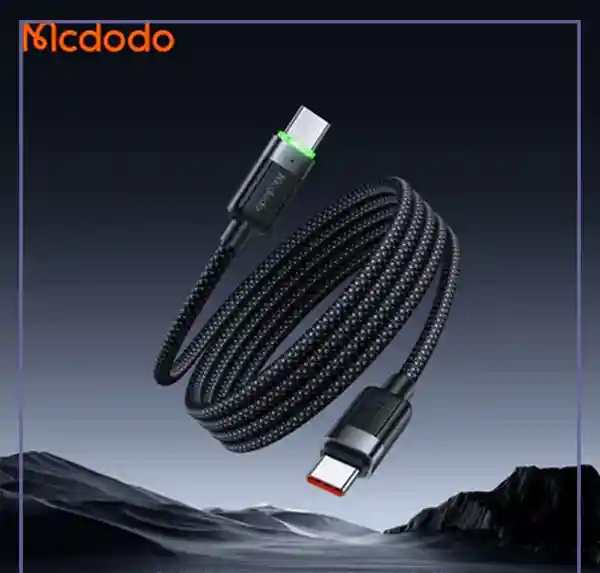 کابل دو سر تایپ سی با بدنه مگنتی مک دودو Mcdodo Magnetic Self – Winding CA-2000 (E)